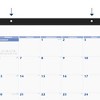Desk Pad 22 x 17 White Sheets Black Binding Black Corners 12-Month (Jan to Dec): 2025 - 4 of 4