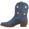 Journee Womens Underwood Medium and Wide Width Western Star Detail Ankle Booties - 2 of 4