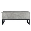 Alloy Legs Coffee Table Computer Desk Gaming Table Furniture Decoration Open Storage Around Lifting Table Top With Hidden Compartment Elevator Table - 3 of 4