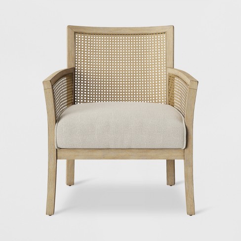 Laconia Caned Accent Chair Beige - Threshold™ : Target