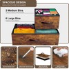 SUGIFT  9 Drawer Dresser Large Storage Organizer Fabric Drawer Dresser with Steel Frame - 4 of 4