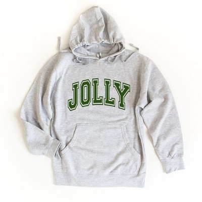 Simply Sage Market Women's Graphic Hoodie Jolly Varsity Thick Outline