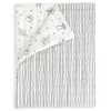 Organic Kids Quilt - Astro & Navy Blue Stripes - 4 of 4