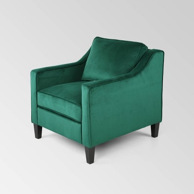 Milo Contemporary Club Chair Green Christopher Knight Home