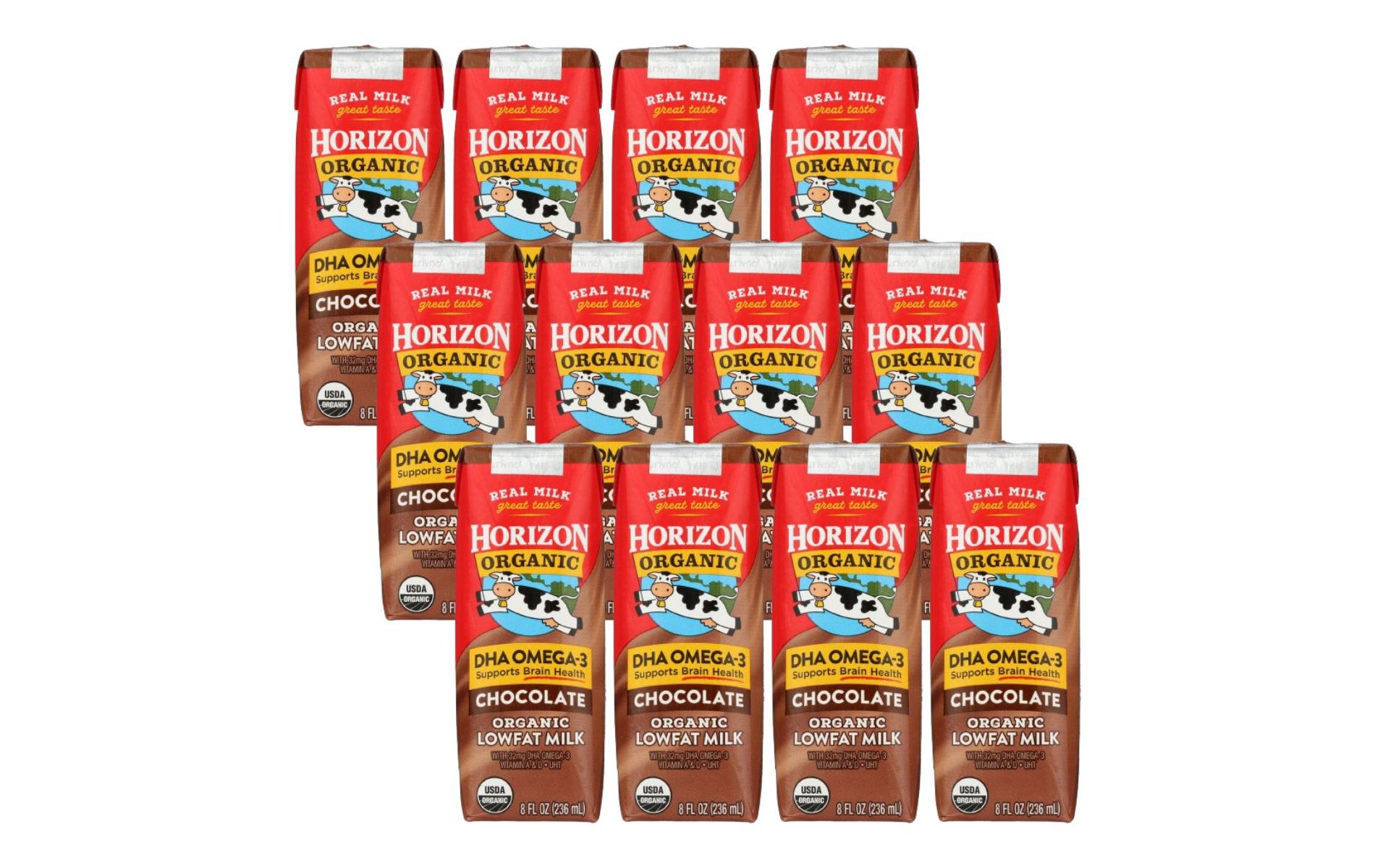 Horizon Organic Low Fat Chocolate Milk - Case of 12/8 oz
