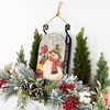 Northlight 17" LED Lighted Wooden Sled with Snowman and Cardinal Christmas Decoration - 2 of 4