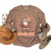 I Did It All For The Cookies Santa - Women's Garment Dyed Long Sleeve Graphic T-Shirt - 2 of 4
