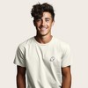 Dalix Ghost Embroidered Soft Cotton Short Sleeve T Shirt Mens - 3 of 4