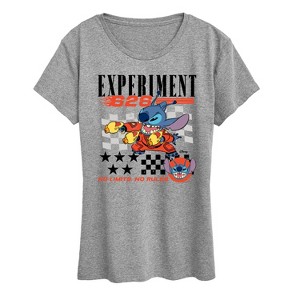 Women's - Lilo and Stitch - Stitch Racing Jersey Short Sleeve Graphic T-Shirt - 1 of 4