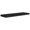 vidaXL Floating Wall Shelves 2 pcs Black 31.5Inchx9.3Inchx1.5Inch MDF - 3 of 4
