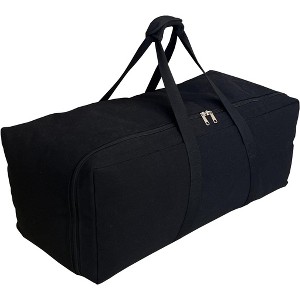 Extra Large Canvas Travel Duffle Bag Heavy Duty, Sports Military Camping Tent Storage - 1 of 4
