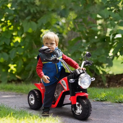 Red 6-Volt Kids Electric Ride-On Motorcycle