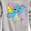 Boys' - Disney - Lilo & Stitch Graphic Long Sleeve Fleece Sweatshirt - 2 of 4