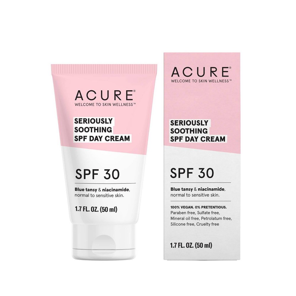 Photos - Cream / Lotion Acure Seriously Soothing Day Cream - SPF 30 - 1.7 fl oz 