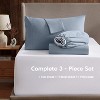 Nestl 4 Piece Bed Sheet Set, Deep Pocket Extra Soft Microfiber Sheets - 2 of 4