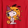 Men's - Peanuts - Snoopy Woodstock Witchcraft Long Sleeve Graphic T-Shirt - 2 of 4