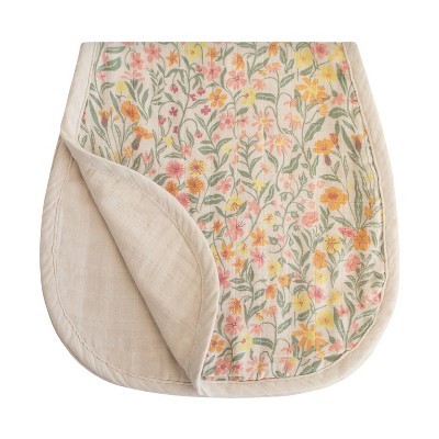 Mushie Organic Cotton Muslin Burp Cloth - 2pk
