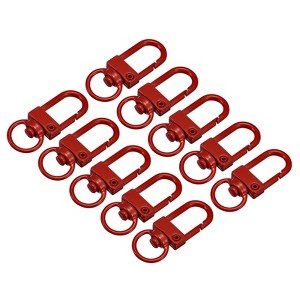 Unique Bargains DIY Craft Key Organization Lobster Claw Lanyard Swivel Clasps 1.3" x 0.51" 16 Pcs - 1 of 4