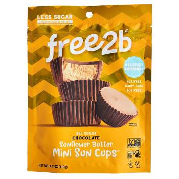 Free2b Chocolate Sun Cups Minis Candy - 4.2oz