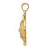 Black Bow Jewelry 14k Yellow Gold 22mm Aztec Sun Disc Pendant - 2 of 4