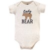 Hudson Baby Infant Boy Cotton Bodysuit, Pant and Shoe 3pc Set, Baby Bear - 4 of 4