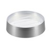 Evideco French Home Goods Sleek Brushed Soap Dish with Clear Bottom - Perfect for Elegant Bathroom Decor and Organizing Accessories - 2 of 4