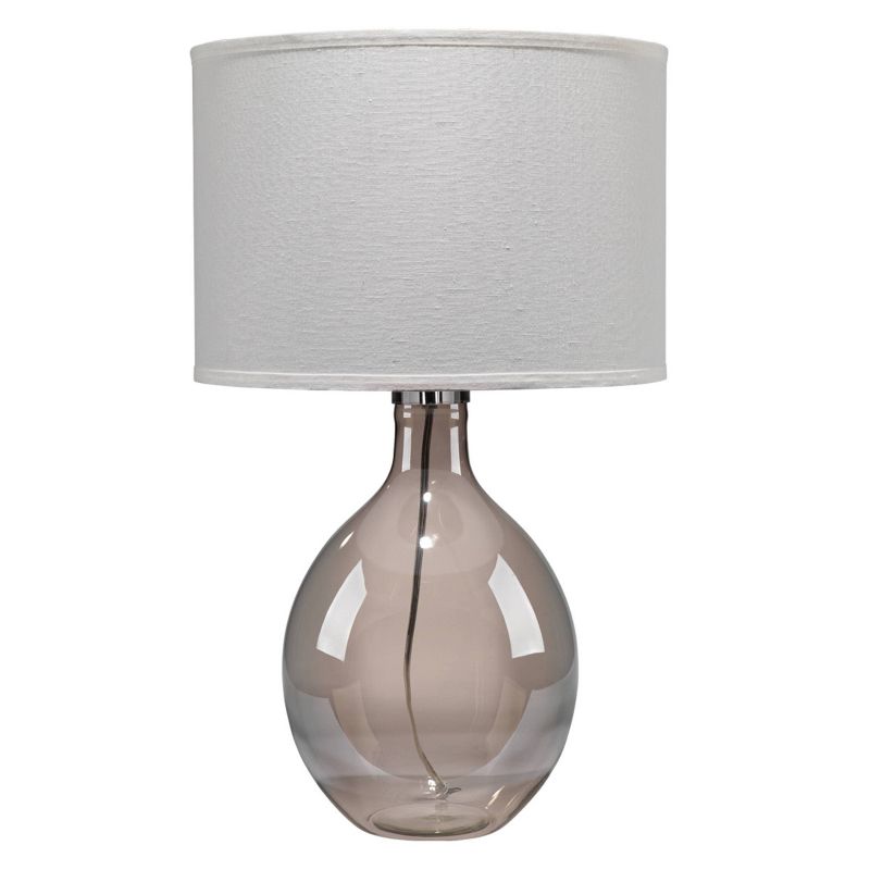 Juliette Glass Table Lamp Gray - Splendor Home, 1 of 5