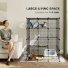 SKYONE 4-Tier DIY Cat Cage Indoor with Hammock, Ramps, 5 Doors & 63 Custom Panels - Spacious 12 - 4 of 4