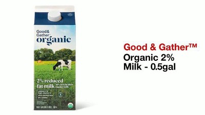 2% Reduced Fat Milk - 0.5gal - Good & Gather™