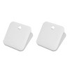 Unique Bargains Durable Material Strong Grip Easy to Hang Up & Save Space Versatile Uses Bag Clips White 5 Pcs - 3 of 4