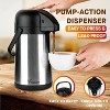 Vondior Airpot Coffee Dispenser with Pump - Insulated Stainless Steel Thermal Beverage Dispenser - 4 of 4