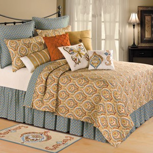 C&F Home Mandalay Cotton Quilt Set  - Reversible and Machine Washable - 1 of 4