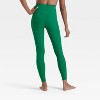 Women's Everyday Soft High-Rise Ribbed 7/8 Leggings - All In Motion™ - 2 of 3