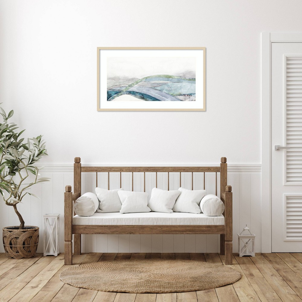 Photos - Other Decoration Amanti Art 41"x24" Way of Water by Lera Wood Framed Wall Art Print