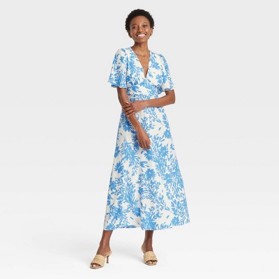Women's Short Sleeve Maxi Sundress - A New Day™