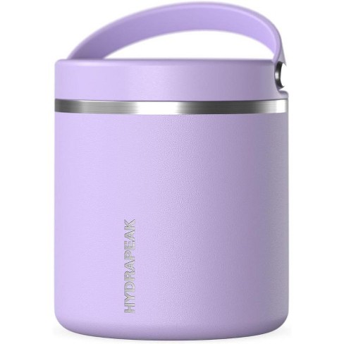 Hydrapeak Stainless Steel Vacuum Insulated Wide Mouth Thermos Food Jar For  Hot Food And Cold Food Lavender 18 Oz : Target