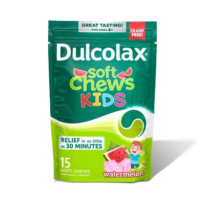 Dulcolax Digestive Soft Chews for Kids - Watermelon - 15ct