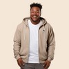 Dalix Astronaut Embroidered Hoodie Fleece Sweatshirt Zip Front Mens - 3 of 4