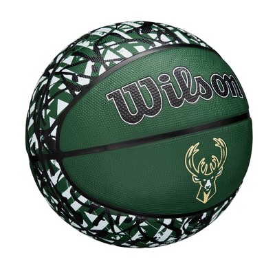 NBA Milwaukee Bucks Graffiti Basketball: Composite Shell, 27.5