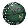 NBA Milwaukee Bucks Graffiti Basketball: Composite Shell, 27.5" Size - 2 of 4
