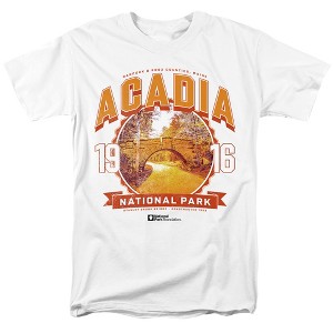 Acadia National Park Classic Adult T-Shirt White - 1 of 4