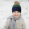 Britt's Knits Kid’s Wonderland Pom Pom Winter Hat Super Soft Stretchy Beanie Puff Pom Hat for Kids Boys & Girls - 2 of 2