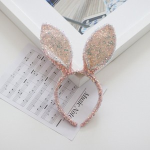 Summer Crystal - Sequin Bunny Ear Headband - 1 Pack - 1 of 4