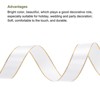 Unique Bargains Double Face Wide Satin Ribbon with Gold Edges for Wedding Bouquet - 3 of 4