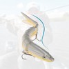Unique Bargains Freshwater Lifelike Catfish Fishing Lures Enhanced Attraction 3 Pcs - 4 of 4