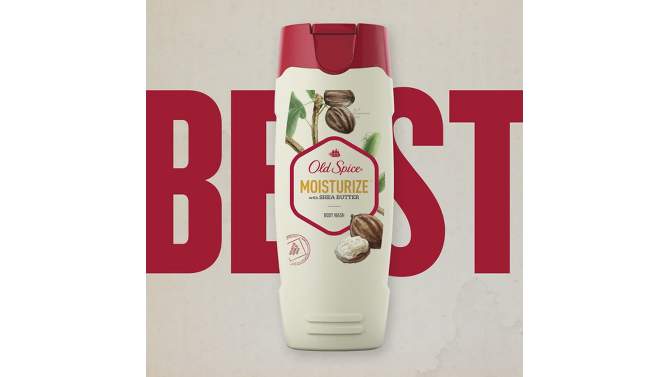Old Spice Men's Body Wash - Moisturize with Shea Butter, 2 of 13, play video