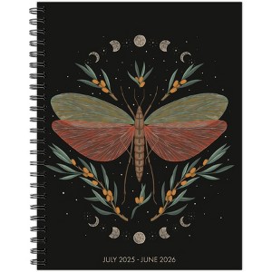Willow Creek Press Mystic Butterfly Academic July 2025 - June 2026 6.5"x8.5" Weekly Monthly Softcover Planner - 1 of 4