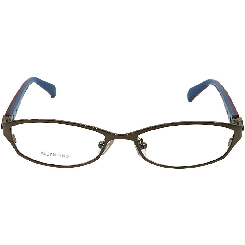 Valentino  NJS Unisex Rectangle Eyeglasses Silver 51mm, 2 of 4