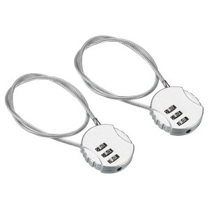 Unique Bargains Gym Locker Small 3-Digit Combination Padlocks - 1 of 4