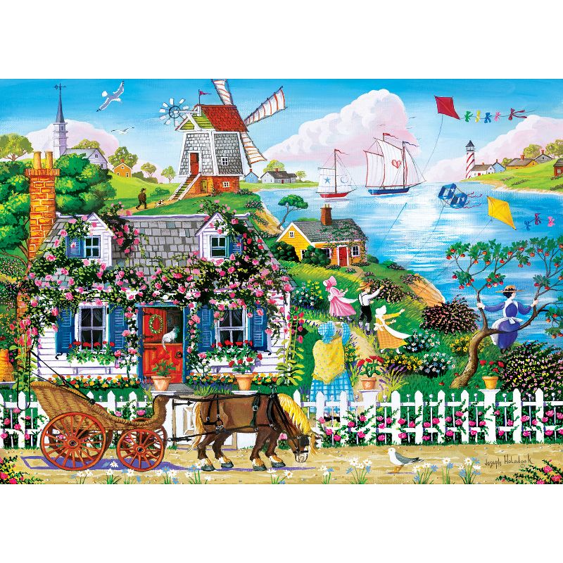 MasterPieces 1000 Piece Puzzle - Rambling Rose Cottage - 19.25"x26.75", 3 of 8
